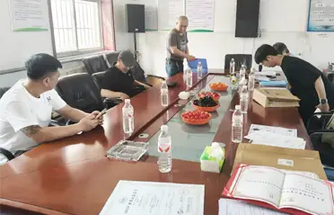I clienti dell'industria della patata Tongyou hanno visitato la fabbrica per ispezionare i vermicelli di patate dolci e la fecola di patate dolci.
